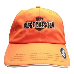 Ahead‎ Cool Performance 1922 Westchester Baseball Cap Orange White Hook & Loop